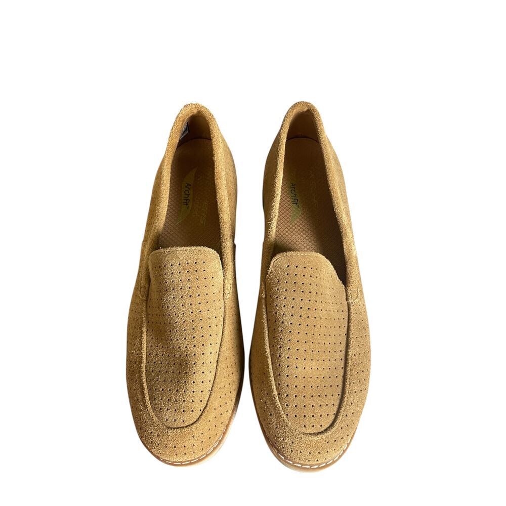 Skechers Women’s Marlie Chestnut Suede Air Cooled Arch Fit Loafers Size-9 - Picture 10 of 10